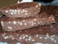 Turrón de chocolate crujiente
